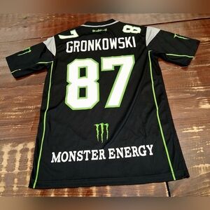 Rob Gronkowski Monster Energy promo jersey SIZE Med NFL Patriots